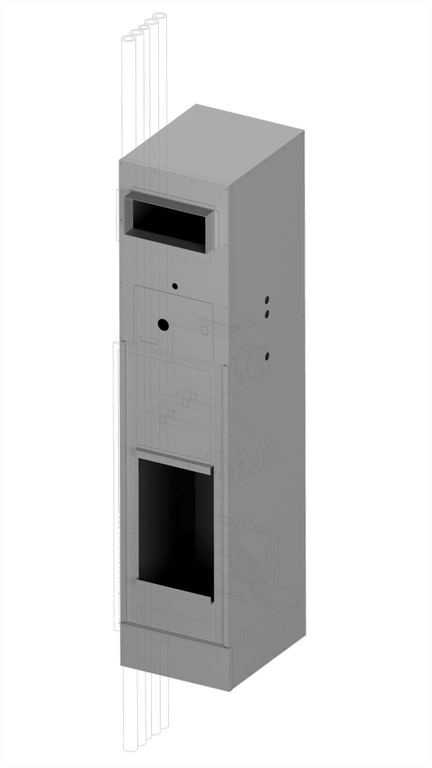 Vertical Stack Four-Pipe Fan Coils - Unilux HVAC