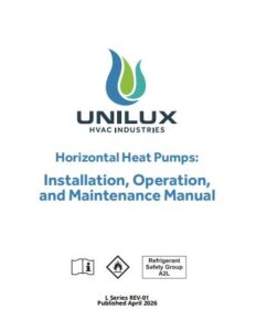 Horizontal Heat Pump IOM - thumb