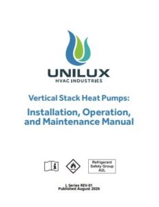 Vertical Stack Heat Pump - IOM
